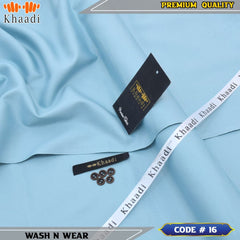 Wash N Wear Unstitched Gents Suit 116