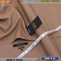 Wash N Wear Unstitched Gents Suit 115