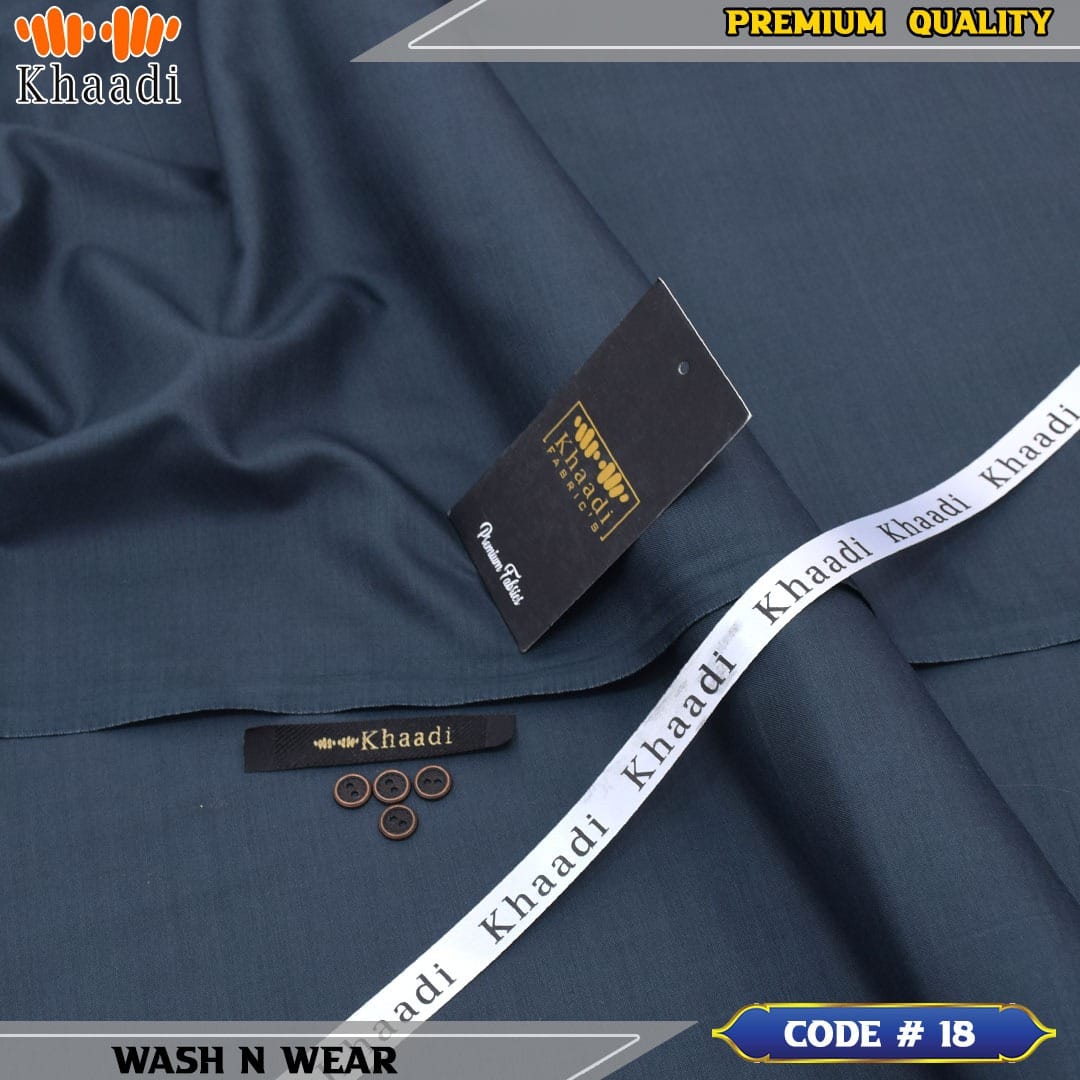 Wash N Wear Unstitched Gents Suit 118