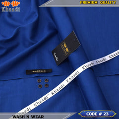 Wash N Wear Unstitched Gents Suit 123