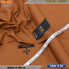 Wash N Wear Unstitched Gents Suit 102