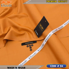 Wash N Wear Unstitched Gents Suit 104