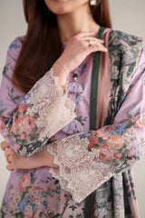 3 Piece - Digital Printed Lawn Embroidered Suit 99